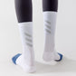 Reflective Compression Sports Socks with Breathable Fabric and Night Visibility Design 2-Pack