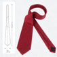 Men's Textured Polyester Tie - Formal Necktie for Business, Weddings & Holiday Events