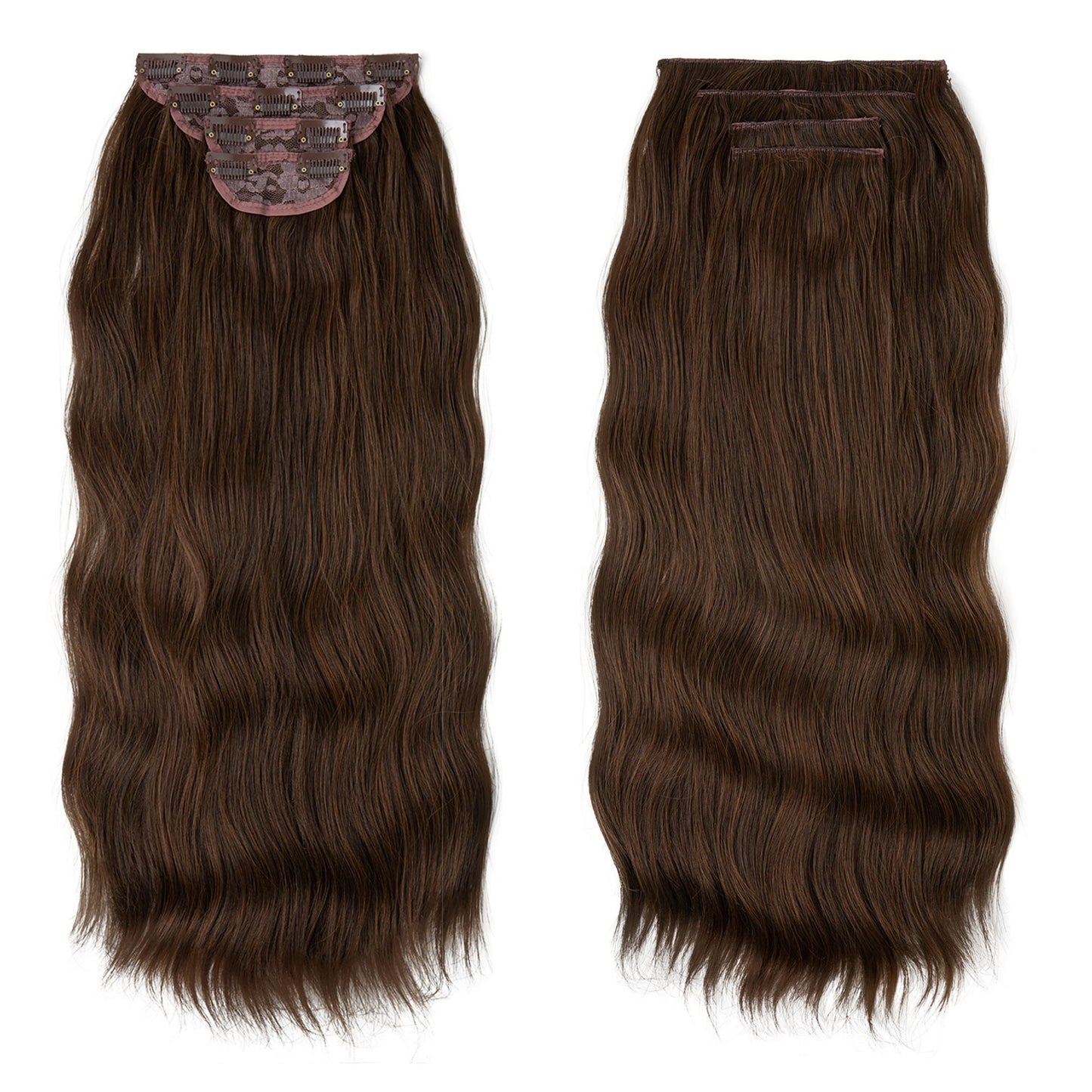 Long Curly Water Ripple Clip-in Hair Extensions for Women