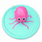Kids Octopus Splash Pad Sprinkler Mat with Inflatable Center