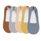 5 Pairs Women Ice Silk Low Cut Liner Socks Deep Cut Design Anti-Slip Cotton Sole Breathable Invisible Socks for Flats
