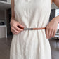 Skinny Waist Belt Thin Dress Belt with Metal Clasp 39.4 in
