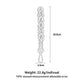 Knotted Macrame Wrist Strap with Swivel Clasp