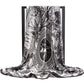 Oversized Botanical Satin Scarf Silk Touch Square Head Wrap 35 Inch