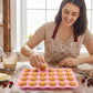 24-Cup Mini Muffin Pan - Non-Stick Bite-Sized Cupcake Mold for Baking