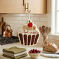 3 Pack Hanging Hand Towels Cute Cake Design Soft Absorbent Kitchen Bathroom Hand Towels