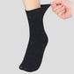 Chic Style Solid Speckled Crew Socks Non Slip Cotton for Casual 2 Pairs 4 Season