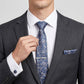 Men's Paisley Pattern Tie Gift Set with Matching Pocket Square Cufflinks and Silver Tie Clip