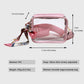 Women's Chic Transparent Crossbody & Messenger Bags with Decorative Scarf