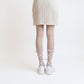Sheer Tights with Crisscross Lace Ribbon and Bow Detail at Ankles