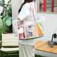 Transparent Mesh Beach Tote Bag - Waterproof Travel Shoulder Bag