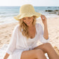 Summer Sun Hat for Women - Lightweight Wide Brim Straw Hat for Beach and Vacation