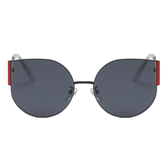 Round Cat Eye Sunglasses Fashionable Retro Vintage Inspired Frame Stylish Lenses Perfect Accessory