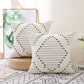 Cotton Throw Pillow 17.7*17.7 in Square Decorative Cushion for Living Room Bedroom