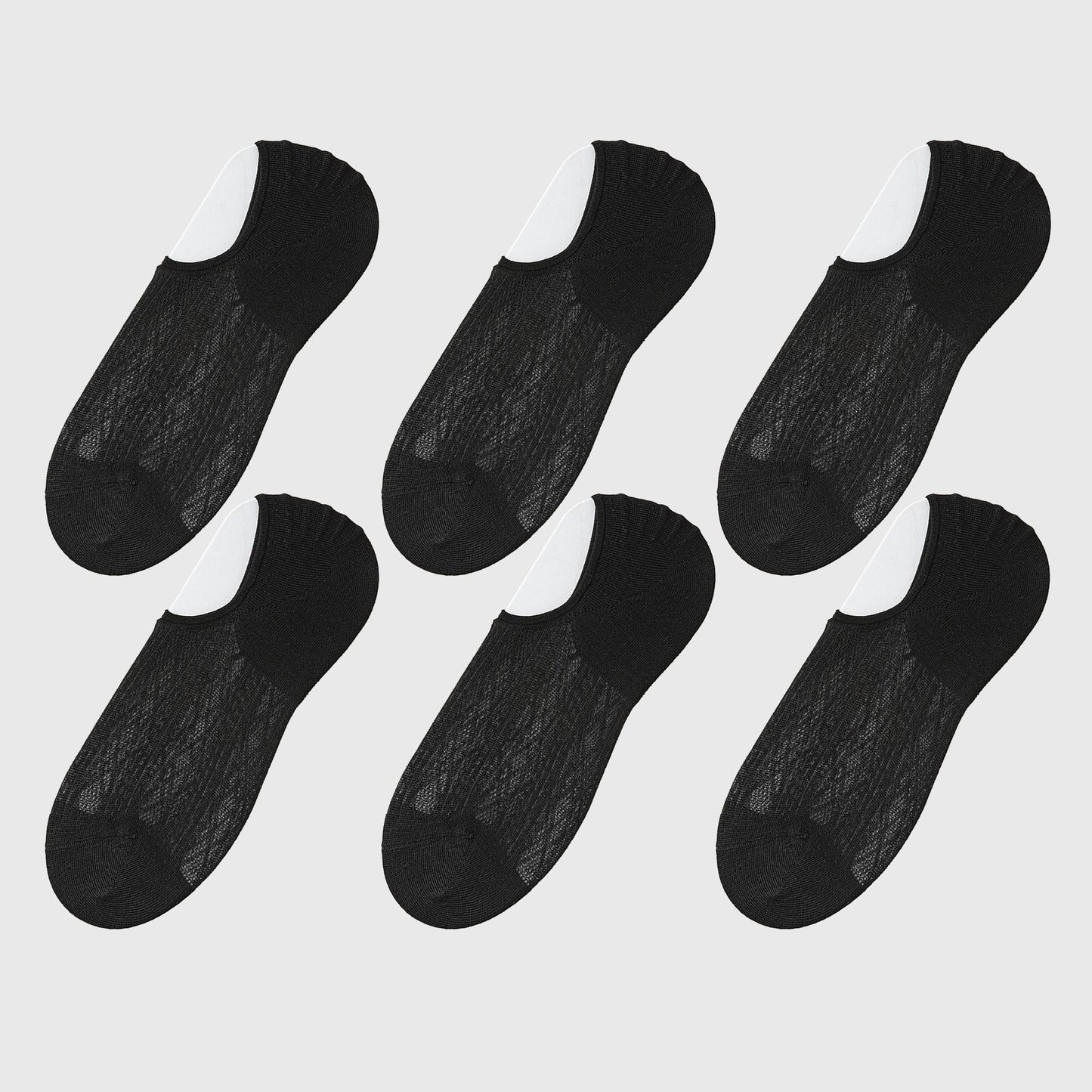 Invisible No-Show Liner Socks 6Pk