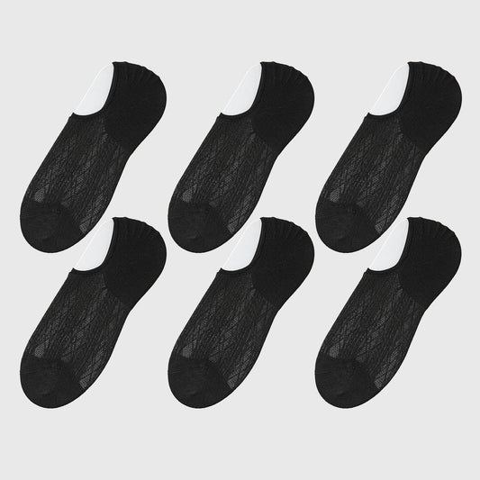 Invisible No-Show Liner Socks 6Pk