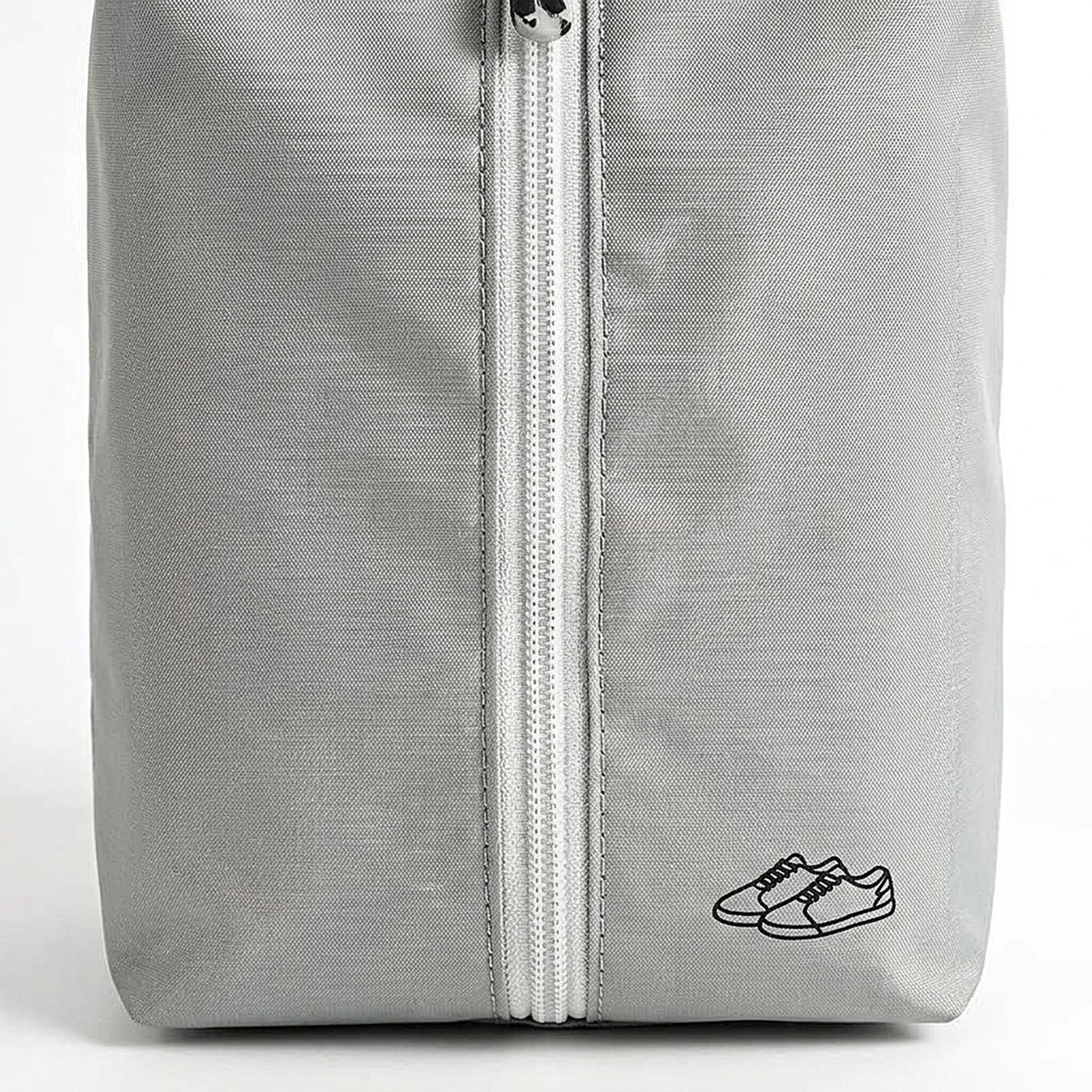 Travel Shoe Bag with Zipper Closure and Carry Handle