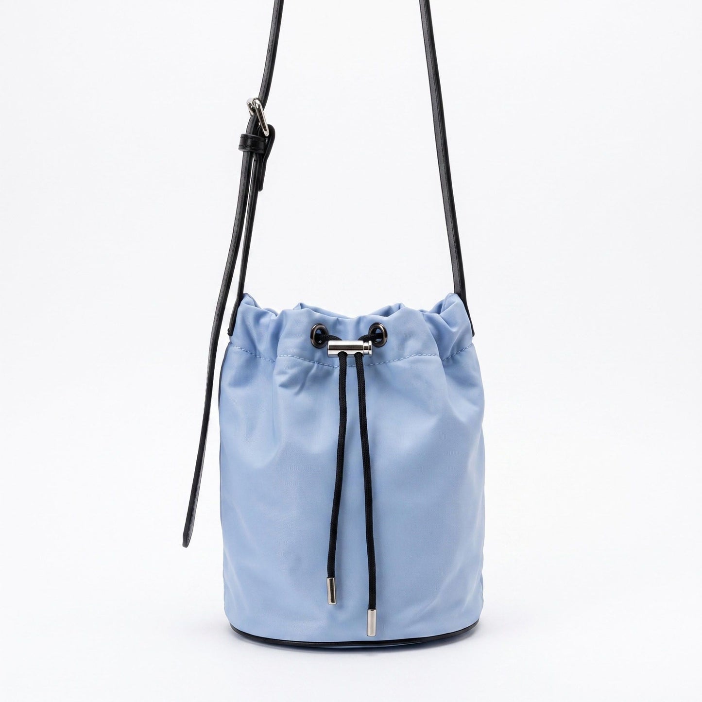 Drawstring Bucket Crossbody Bag with Adjustable Shoulder Strap