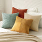 4 Pack Patchwork Corduroy Throw Pillow Covers 18 x 18 Inch for Sofa and Bed