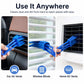 5-Piece Microfiber Blind Duster Set with Multi-Prong Handles for Vents, Blinds and Car Interiors