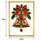 DIY Jeweled Christmas Tree Art Kit with Frame and Craft Supplies