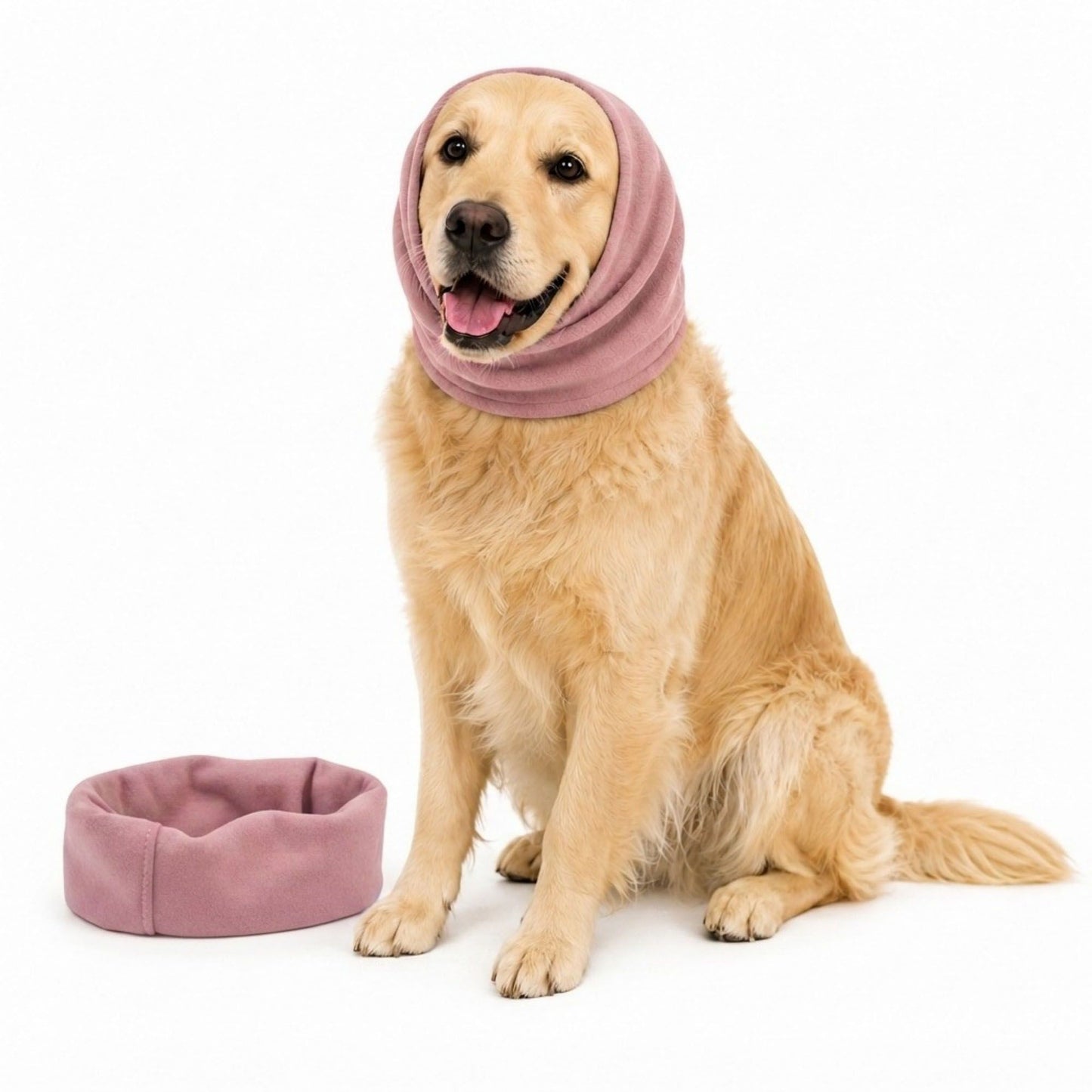 Pet Cat and Dog Ear Cover Soft Stretchy Snood for Grooming, Noise Reduction and Cold Weather