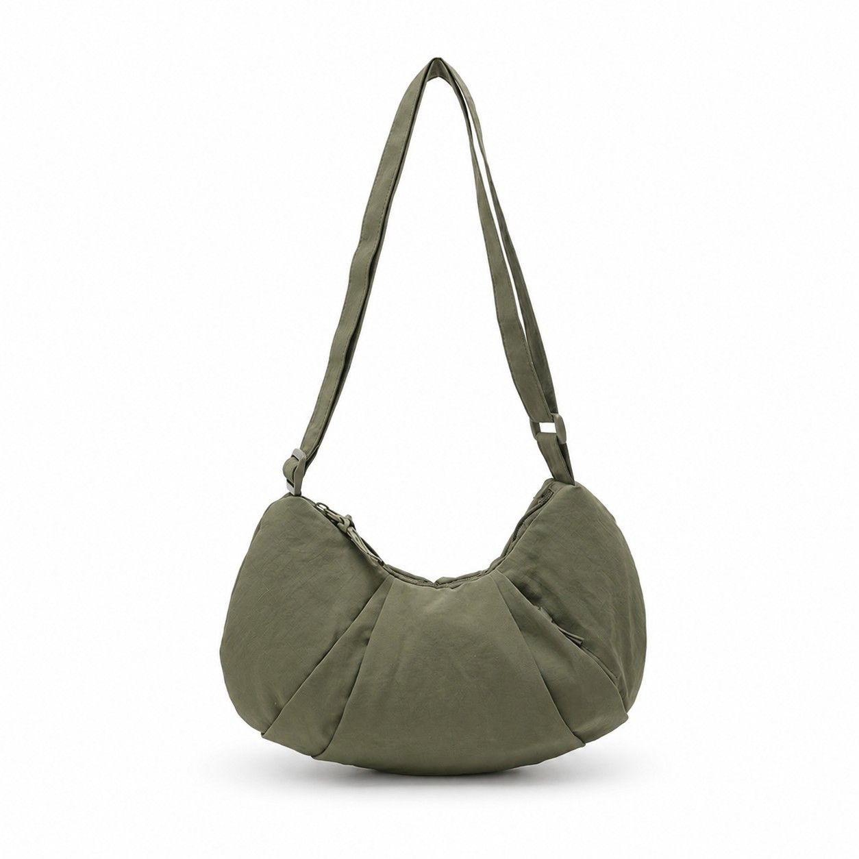 Lightweight Nylon Crescent Crossbody Bag Adjustable Strap Casual Everyday Shoulder Bag