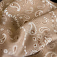 Paisley Print Square Scarf Lightweight Neck Hair and Handbag Fashion Accessory 26.8¡Á26.8 Inches