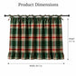 Handmade Farmhouse Floral Tie Top Cabinet Curtain Decor