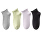 4 Pairs Ultra-Thin Ribbed Ankle Socks Soft Stretch Breathable Design in Multiple Color Combinations