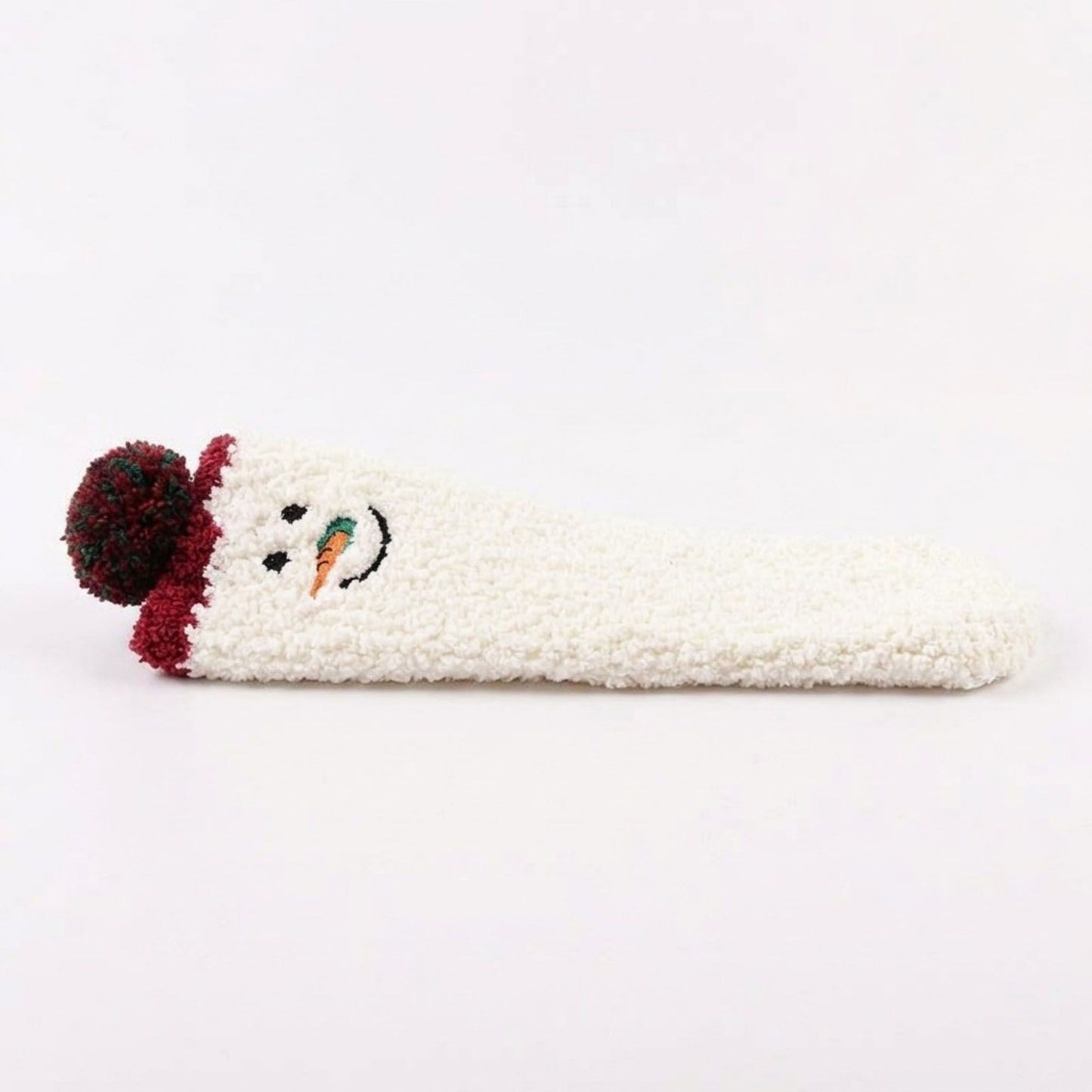 Fuzzy Reindeer Crew Socks 2 Pair US 5-10.5