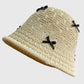 Foldable Bucket Hat with Bow Accents