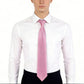 Men's Textured Polyester Tie - Formal Necktie for Business, Weddings & Holiday Events