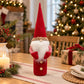 3pk Christmas Gnome Wine Bottle Covers