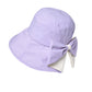 Wide Brim Bucket Hat Back Bow Detail for Sun Protection and Stylish Summer Looks