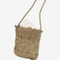 Hand-Crocheted Small Crossbody Bag with Hollow Flower Design for Casual Everyday Wear