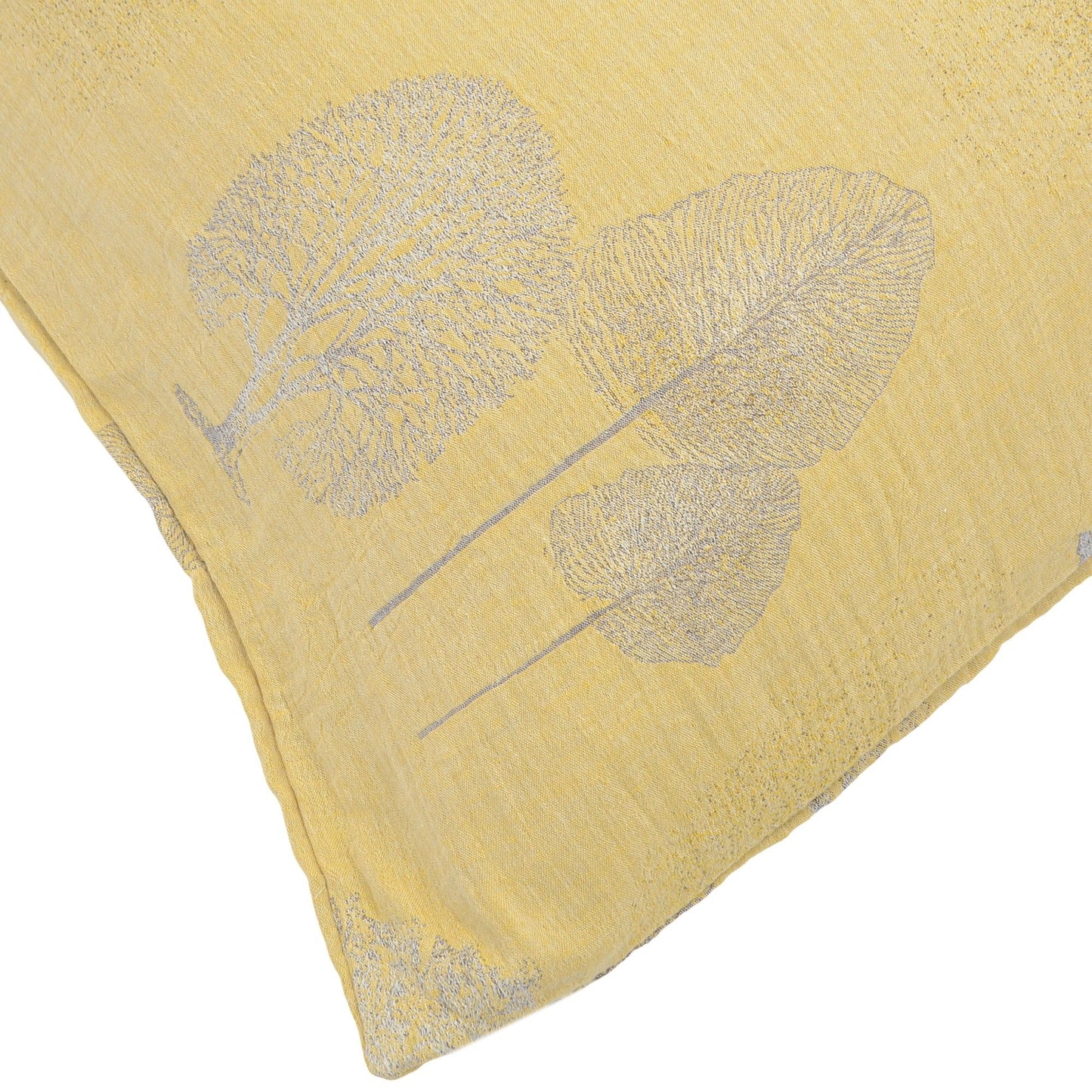 2-Piece Cotton Pillowcases with Elegant Tree Print Design for Bedroom, Soft and Comfortable Bedding Set 20x26in