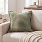 Houndstooth Woven Decorative Throw Pillow Cover Textured Square Cushion Cover with Hidden Zipper