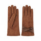 Bow Detail Full Finger Gloves with Soft Textured Finish