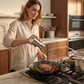 Stainless Steel Spice Shaker Jar with Glass Base and Dispensing Lid