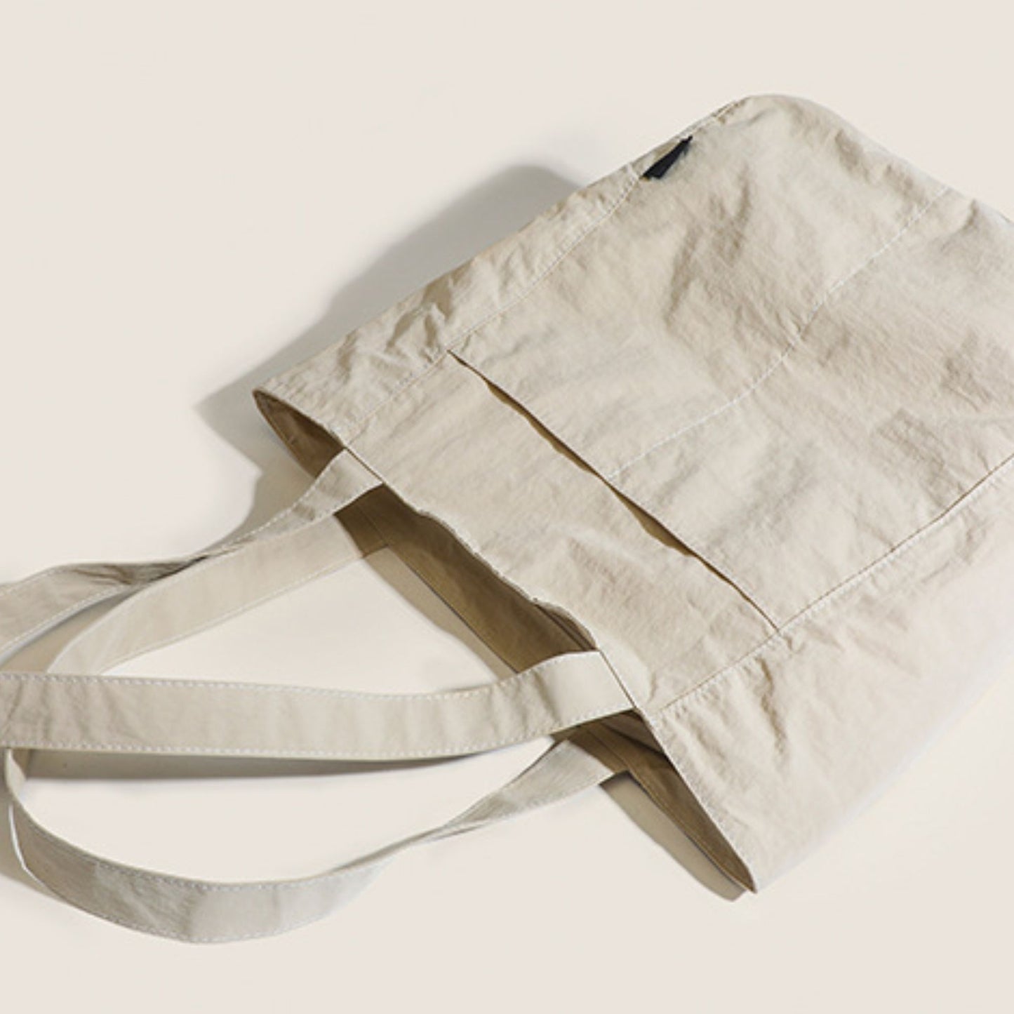 Lightweight Tote Bag with Front Pockets and Shoulder Handles