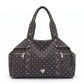 Polka Dot Multi-Pocket Shoulder Bag with Zip Closure
