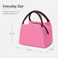 Insulated Striped Lunch Bag Reusable Soft Cooler Tote for Work School Picnic