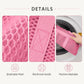 Mesh Drawstring Tote Bag with Carry Handles and Organizer Pouch