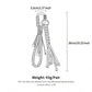 Carabiner Braided Cord Backpack Charm Keychain