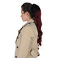Long Drawstring Ponytail Hair Extension Wave 22 Inch Synthetic Fake Layered Pony Tail Hairpieces for Women