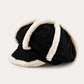 Corduroy Newsboy Cap Faux Fur Trim Baker Boy Hat Warm Casual Style