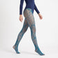2-Piece Floral Lace Fishnet Tights