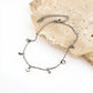 Dainty Heart Charm Anklet with Delicate Chain and Mini Accent Droplets for a Soft Feminine Touch and Lightweight Everyday Shine