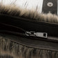 Faux Fur Shoulder Bag Vintage Belted Underarm Bag